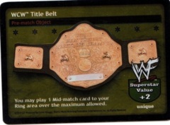 WCW Title Belt